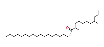 Heptadecyl 2,8-dimethylundecanoate